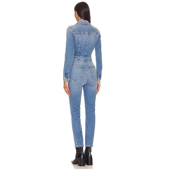 NWT GOOD AMERICAN FIT FOR SUCCESS JUMPSUIT XS, SOLD OUT ON REVOLVE, MSRP $189 - Picture 2 of 7